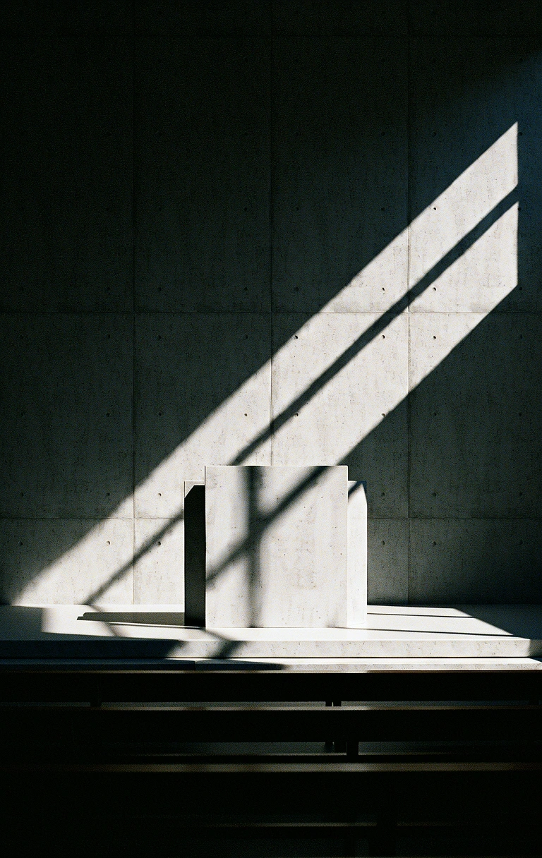 Architektonischer Fokus auf Struktur und Ordnung