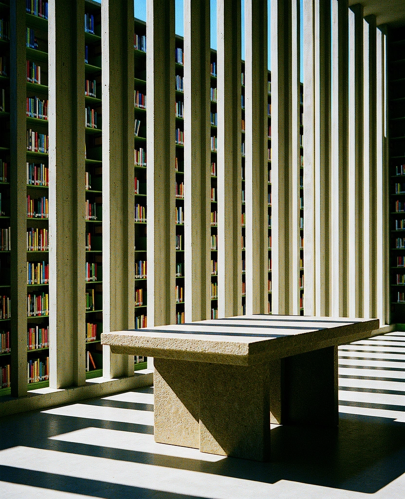 Architektur einer modernen Bibliothek
